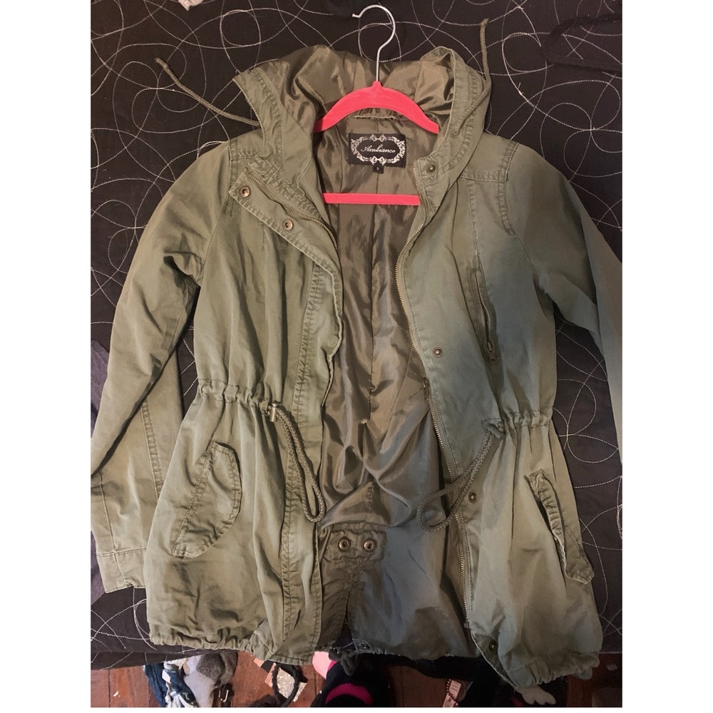 Army green jacket